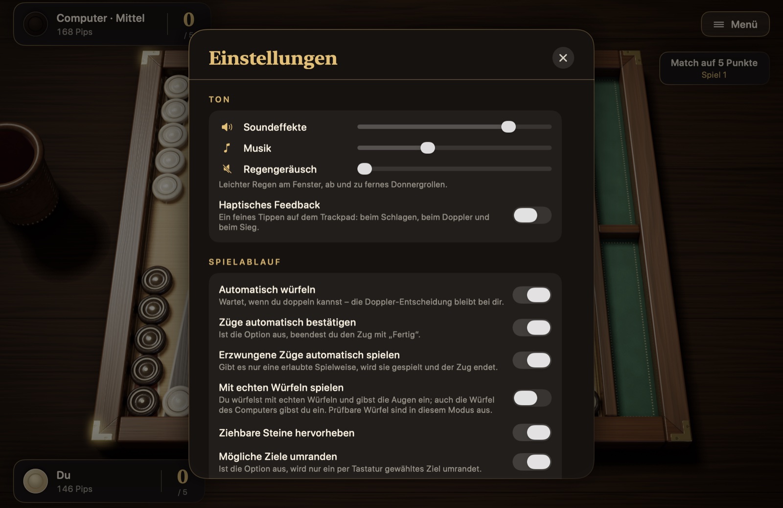 Einstellungen
