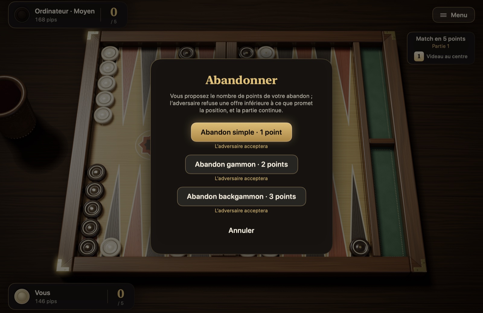 La fiche Abandonner
